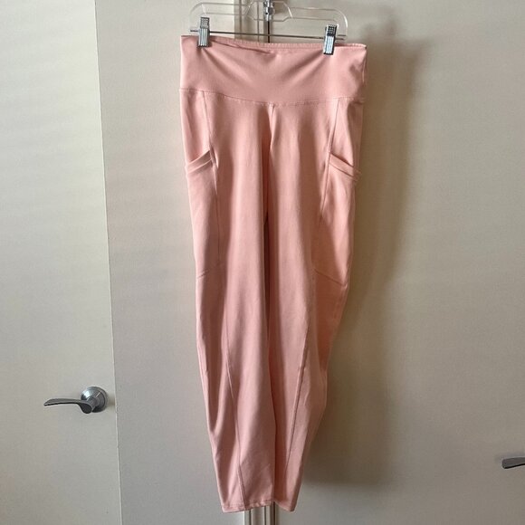 Fabletics Oasis PureLuxe High Waisted Leggings Pink Medium - Picture 1 of 9